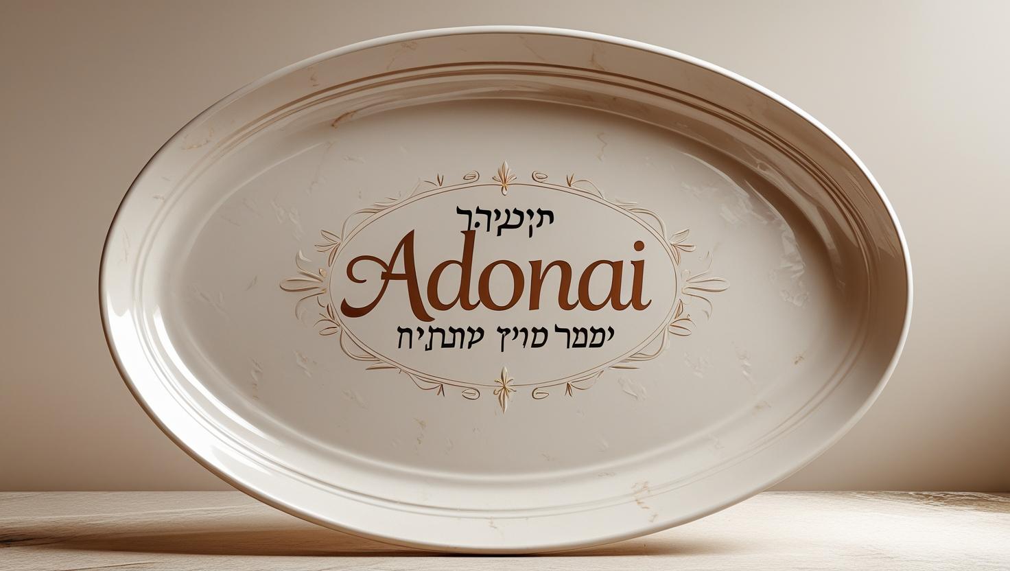 Ceramic Platter (Complete Jewish Bible)